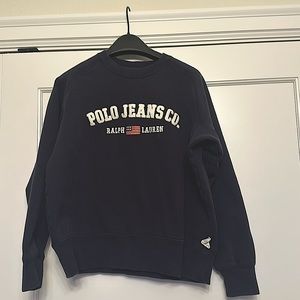 Navy Blue Polo Ralph Lauren Crew